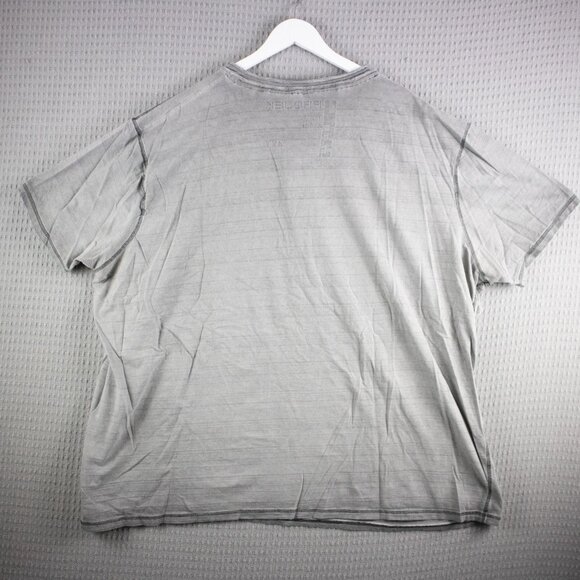 4XL Projek Raw Grunge Tee Mens Grey Y2K - Picture 3 of 8